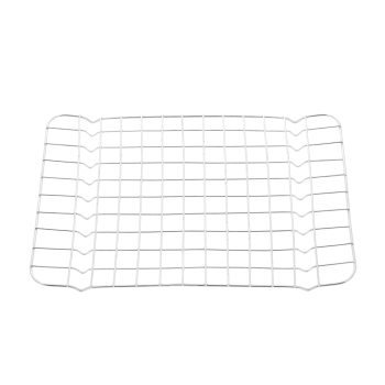 GRILLE INOX ADAPTABLE SUR PLAT RECTANGULAIRE REFERENCE PLRECT